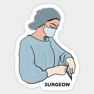 Surgeon Sticker